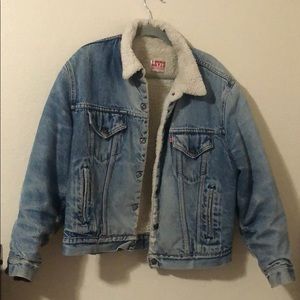 vintage levi’s denim jacket